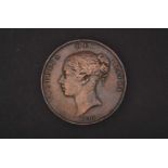 Victoria, Penny 1849 (S.3948) NVF, RARE