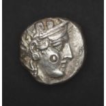 Ancient Greece, Attica, Silver Tetradrachm, circa 390-290BC, (20mm, 15.78g) obv. head of Athena