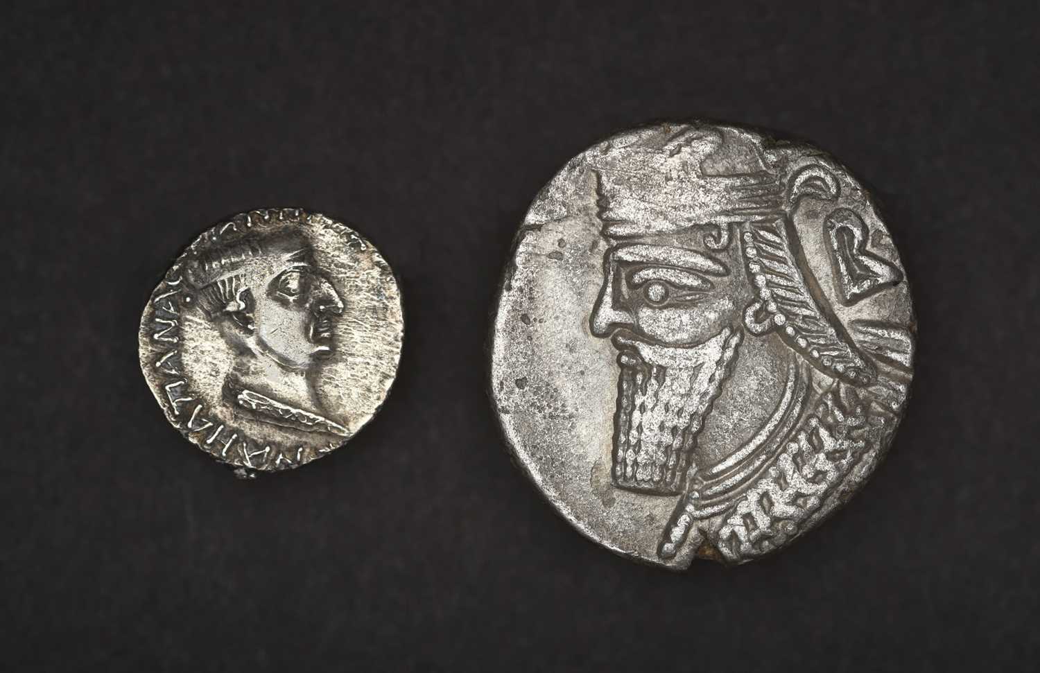 Parthia, Vologases IV (King of the Parthian Empire147-191AD), silver tetradrachm, (26mm 12.49g);