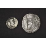 Parthia, Vologases IV (King of the Parthian Empire147-191AD), silver tetradrachm, (26mm 12.49g);