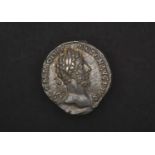 Roman Commodus Denarius, (16.5mm, 3.03 g, 12h), AR, Rome mint, struck AD 183, obv. Laureate head