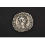 Roman, Trajan Denarius, AD 116-117, (3.54g, 19mm) Rome mint, obv. IMP CAES NER TRAIAN OPTIM AVG GERM