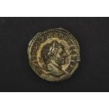 Roman, Caracalla Denarius, AD 198-217, (18mm, 2.28 g, 7h), Rome mint, struck AD 215-217, obv.
