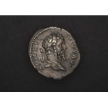 Roman, Septimius Severus Denarius, AD 193-211, (19mm, 4.38 g, 12h), Rome mint, struck AD 201, rev.