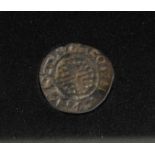 John, (1199-1216) Short Cross Penny, (1.3g, 17mm) Ipswich Mint, moneyer Alisandre; obv. HENRICUS