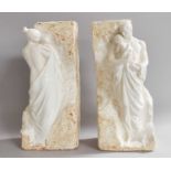 A Pair of Lladro Bookends, 31cm highGood condition. No damage or repair.