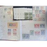 Stamp Collection in a stockbook: East Germany (100s) in mixed condition including Mao set and