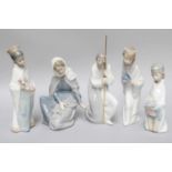 Lladro, Nao, and other Figure Groups, including Royal Worcester ''The Parakeet'' model No 3087,