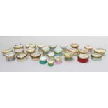 Halcyon Days Enamels, a collection of assorted pill boxes, including Mothers Day boxes, Christmas