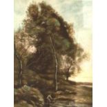 C* Fitzgerald after Jean-Baptiste-Camille Corot (1796-1875) French Trio of pastoral scenes, together