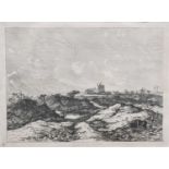 After John Crome (1768-1821) "Mousehold Heath"Etching, 23cm by 31cm Impression from Dawson Turner