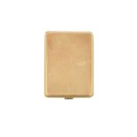 A George V Gold Match-Box Case, by Cartier, London, 1931, 18ct