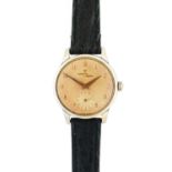 Zenith: A Stainless Steel Wristwatch, signed Zenith, model: Sporto, 1957, manual wound lever