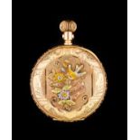 Elgin: A Lady's 14 Carat Gold Fob Watch, signed Elgin, National Watch Co, 1895, manual wound lever