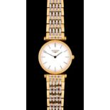 Longines: A Lady's Bi-Metal Wristwatch, signed Longines, model: La Grande Classique de Longines,