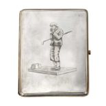 A George V Silver Cigarette-Case, by Colen Hewer Cheshire, Chester, 1928