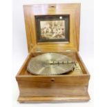 A Polyphon 15.1/5" Model 43B Table Disc Musical Box,