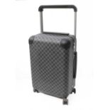 Louis Vuitton Damier Graphite Suitcase with extending handle, on four wheels, zip fastening