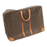 Louis Vuitton Sirius 70 Suitcase in monogrammed canvas and leather trimmed with double top leather