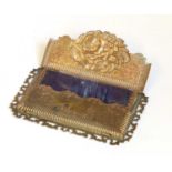 W Avery & Son Patent Nosegay Gilt Metal Needle Case, of envelope shape with embossed hinged front,