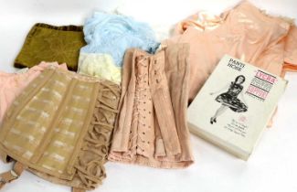 Assorted Early 20th Century Lingerie and Undergarments, comprising silk, cotton and satin