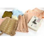 Assorted Early 20th Century Lingerie and Undergarments, comprising silk, cotton and satin