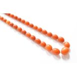 An Amber Bead Necklace, length 74cmGross weight 67.1 grams.