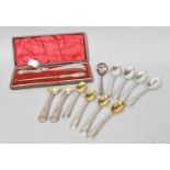 A Collection of Assorted Victorian and Later Silver Flatware, comprising a pair of King's pattern