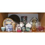 Decorative Ceramics and Glass, to include Medina, Isle of Wight and other paperweights,