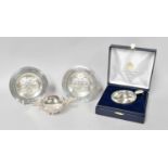 Four Elizabeth II Silver Items, comprising two silver dishes, by C. J. Vander Ltd., London, one 1960