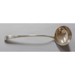A George III Silver Soup-Ladle, by Christopher and Thomas Wilkes Barker, London, 1801, Old English