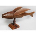 A Pitcairn Island Carving, by Parkin Christian42cm.