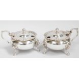 A Pair of Edward VIII Silver Mustard-Pots, by Collingwood and Co., London, 1936, each in the