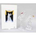 Swarovski Figure of "Masquerade" Columbine, annual edition 200, with box; "Antonio" (2)