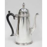 A George V Silver Coffee-Pot, by Hawksworth, Eyre and Co. Ltd., London, 1899, in the George II
