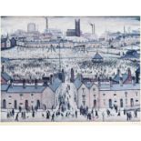 After Laurence Stephen Lowry RBA, RA (1887-1976)"Britain at Play"Signed, with the blindstamp for the