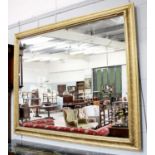 A 20th Century Gilt Framed Over Mantel Mirror, 160cm by 130cm