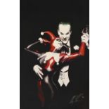 DC (Contemporary)"Tango with Evil"Signed and numbered 122/195, giclee print on canvas, 81.5cm by