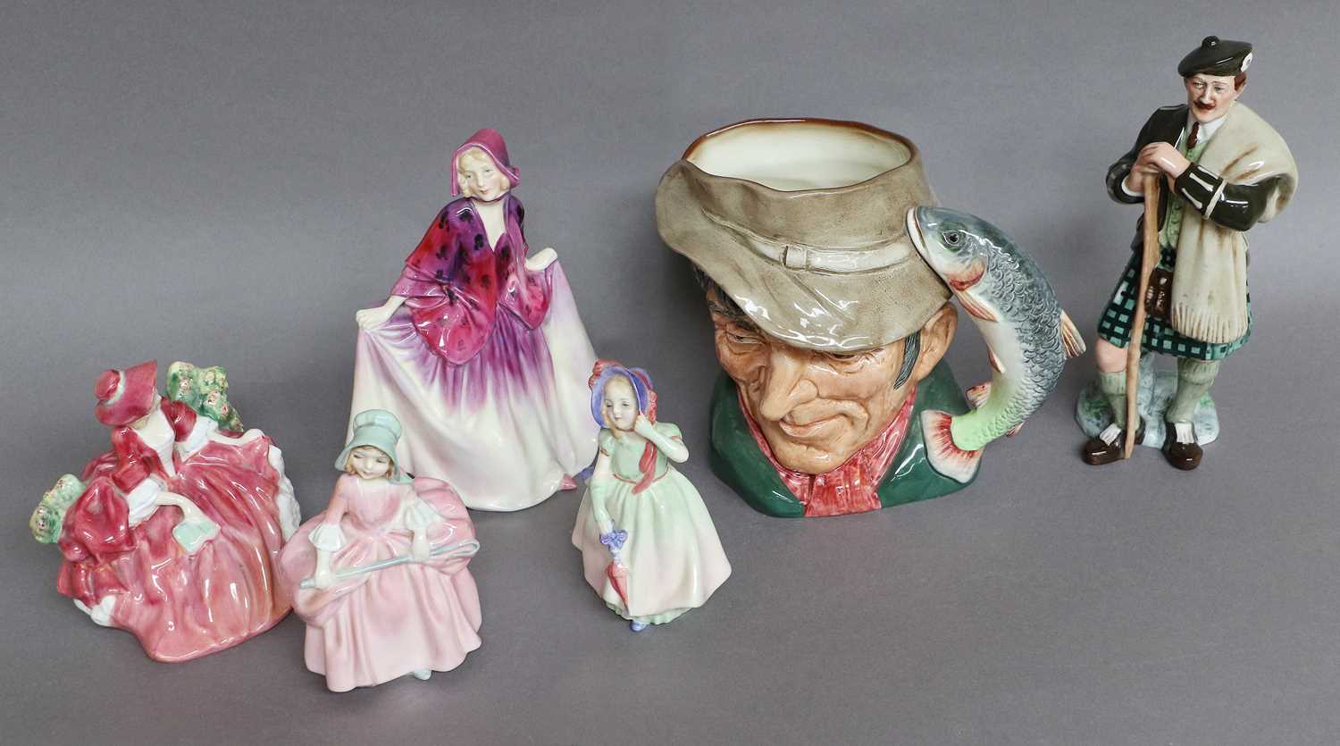 A Small Collection of Royal Doulton Figures, including 'The Laird', HN2361; together with other - Image 2 of 6