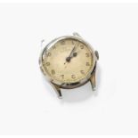 A Second World War period Omega wristwatch, circa 1940Case with surface scratches, case with minor