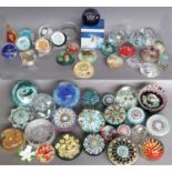 A Selection of Glass Paperwieghts, including Perthshire, Caithness, Straethearn etc.