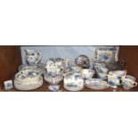A Mason's Regency Pattern Part Dinner and Tea Service, together with assorted silver plated items,