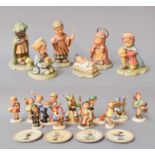 Goebel Hummel Figures, including a nativity set (one tray)