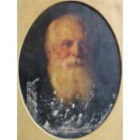 British School (19th century) Head and shoulders portrait of an elderly gentlemanOil on canvas (