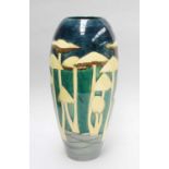 A Moorcroft Fairy Rings/Toadstool Pattern Vase, designed by Philip Richardson, impressed and painted