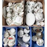 A Quantity of Portmerion Botanic Garden Tea and Dinner Wares, together with a Continental China