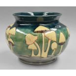 A Moorcroft Fairy Rings/Toadstool Pattern Planter, designed by Philip Richardson, impressed and