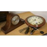 A Mantle Clock and a wall clock