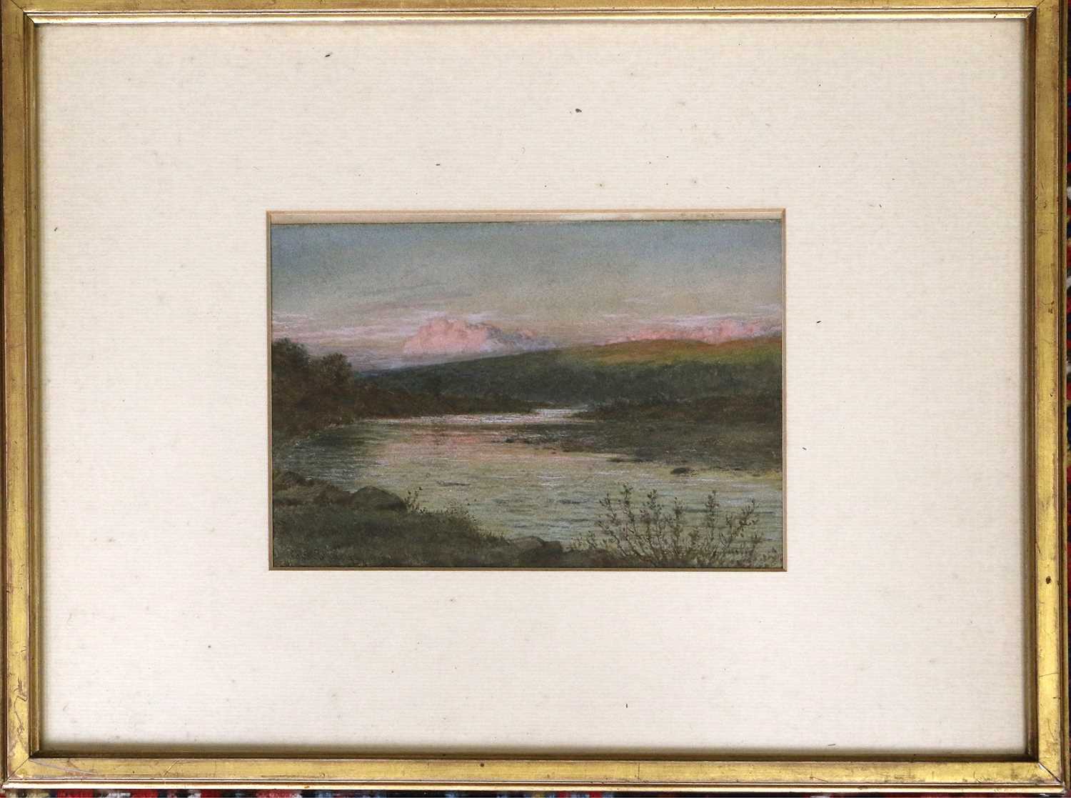 Henry Hetherington Emmerson (1831-1895)River Scene, thought to be the Coquet at RothburySigned, - Image 3 of 5