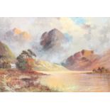 Francis E Jamieson (20th Century) Loch EckSigned, oil on canvas, 40cm by 60cm